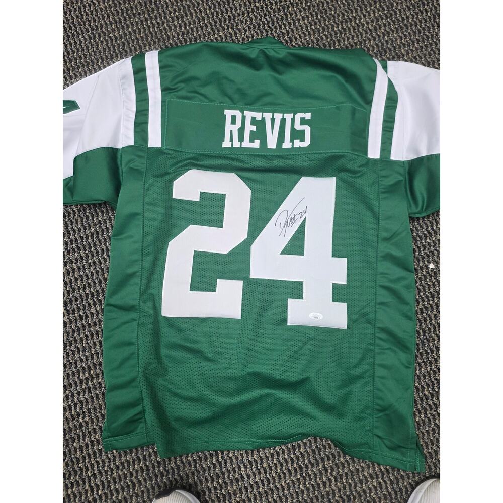 Autographed Darrelle Revis Jets Jersey w/COA XL